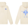 image sweat de couleur écru avec logo Abso de couleur bleu couleur