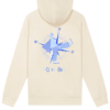 image sweat de couleur écru avec logo Abso de couleur bleu couleur